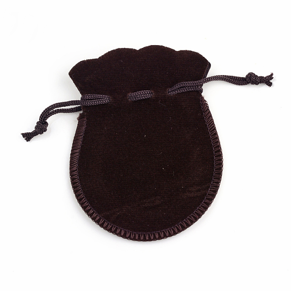 

PandaHall Gourd Velvet Bags, Coconut Brown, 12x9cm Velvet Brown
