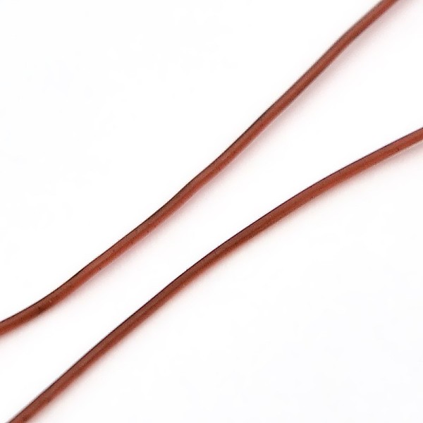 

PandaHall Korean Elastic Crystal Thread, Jewelry Beading Cords, Stretch Bracelet String, Round, Sienna, 0.8mm, about 1093.61 yards..., Brown