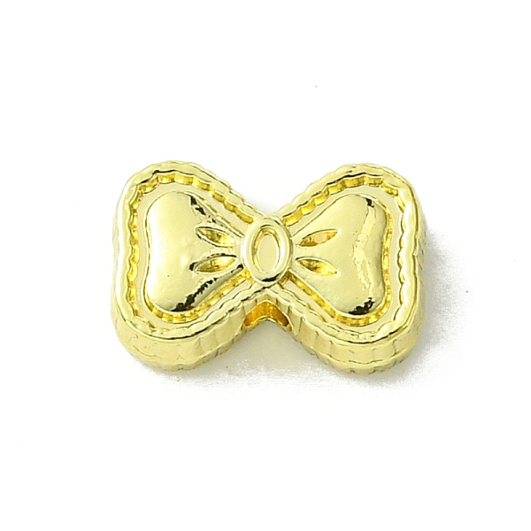 

PandaHall Alloy Beads, Bowknot, Golden, 7x10.5x3.5mm, Hole: 1.6mm Alloy Bowknot