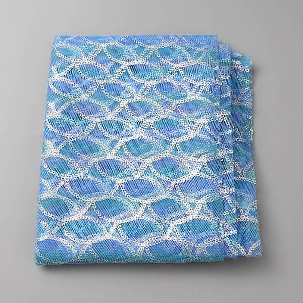 Fish Scale Pattern Polyester Fabric