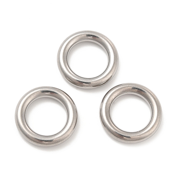 

PandaHall 304 Stainless Steel Linking Rings, Round Ring, 15.5x3mm, Inner Diameter: 10mm 304 Stainless Steel Ring