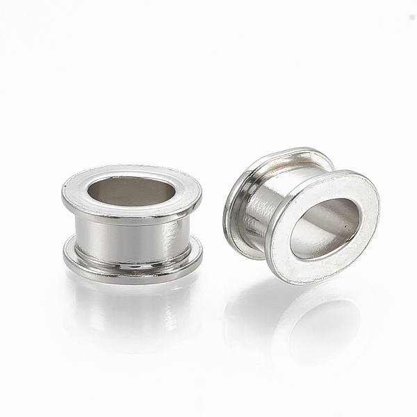 

PandaHall 201 Stainless Steel Enamel Settings, Oval, Stainless Steel Color, 9.5x8x5mm, Hole: 6x4mm 201 Stainless Steel Others