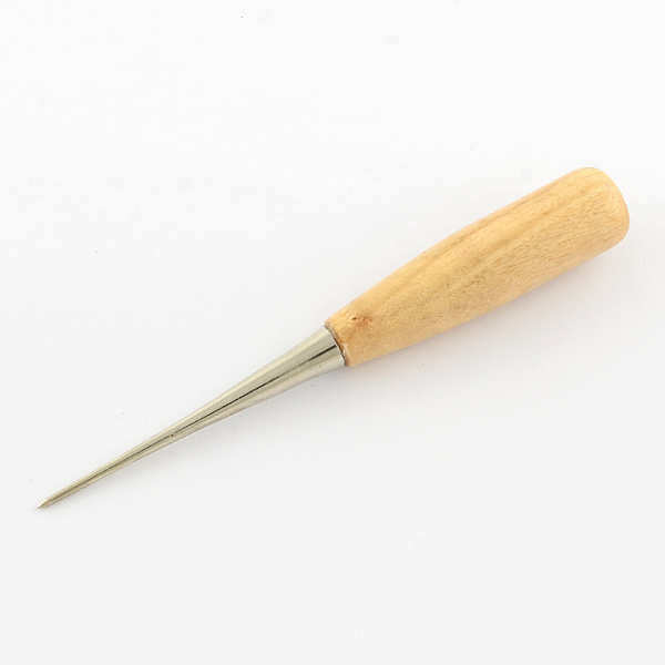 

PandaHall Stainless Steel Bead Awls, with Wood Handle, BurlyWood, 120x16mm, Pin: 0.55~9.2mm Stainless Steel Orange
