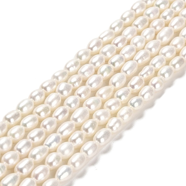 

PandaHall Natural Cultured Freshwater Pearl Beads Strands, Rice, Grade 6A, Old Rose, 5.5~7x4~4.3mm, Hole: 0.6mm, about 52~54pcs/strand...