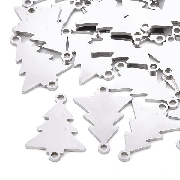 

PandaHall 201 Stainless Steel Links connectors, Laser Cut Links, Tree, Stainless Steel Color, 17.5x13x1mm, Hole: 1.4mm 201 Stainless Steel...