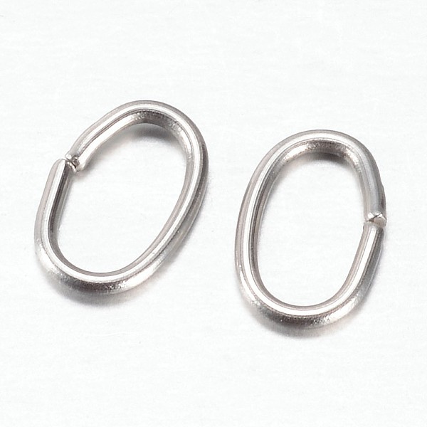 

PandaHall 201 Stainless Steel Quick Link Connectors, Linking Rings, Oval, Stainless Steel Color, 7x4.5x0.8mm, Hole: 3x5mm 201 Stainless...