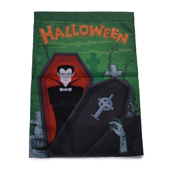 

PandaHall Garden Flag for Halloween, Double Sided Polyester House Flags, for Home Garden Yard Office Decorations, Coffin, Colorful...
