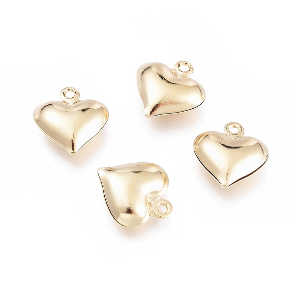 

PandaHall 304 Stainless Steel Charms, Hollow Heart, Golden, 13x11.5x4.8mm, Hole: 1.2mm 304 Stainless Steel Heart