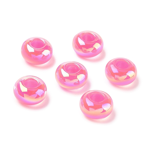 Perlas europeas de resina transparente con recubrimiento UV