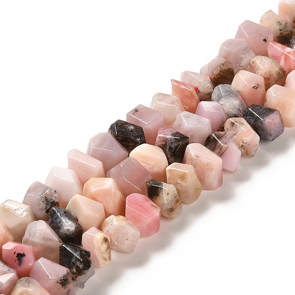 

PandaHall Natural Pink Opal Beads Strands, Faceted, Nuggets, 10~11x8~10x7~8mm, Hole: 1mm, about 22~23pcs/strand, 7.09~7.48''(18~19cm) Pink...