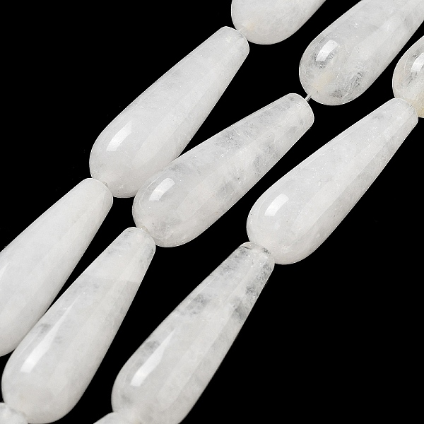 

PandaHall Natural Quartz Crystal Beads Strands, Rock Crystal Teardrop, 30~30.5x10~10.5mm, Hole: 1.4mm, about 6pcs/strand, 7.13~7.20 inch...