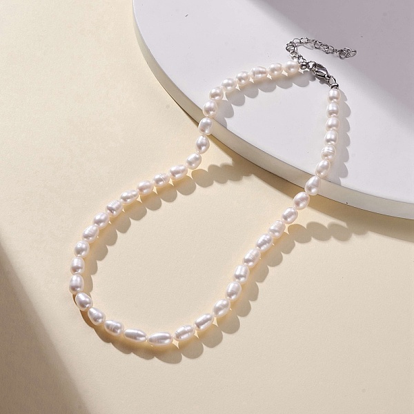 Ожерелье из бисера из натурального жемчуга для женщин