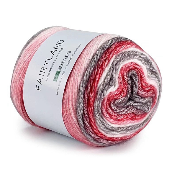 

PandaHall 100g Cotton Yarn, Dyeing Fancy Blend Yarn, Crocheting Cake Yarn, Rainbow Yarn for Sweater, Coat, Scarf and Hat, Rosy Brown, 3mm...