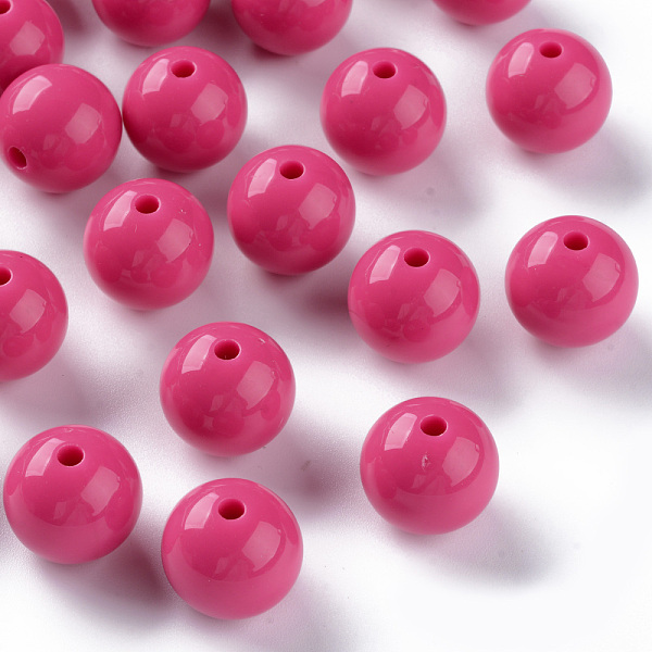 Opaque Acrylic Beads - image
