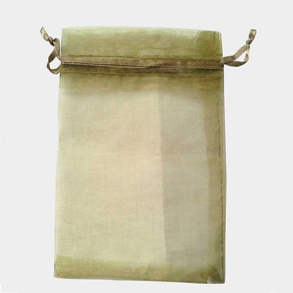 

PandaHall Organza Gift Bags with Drawstring, Jewelry Pouches, Wedding Party Christmas Favor Gift Bags, Dark Khaki, 18x13cm Organza Rectangle..., Yellow