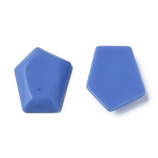 

PandaHall Opaque Acrylic Cabochons, Pentagon, Cornflower Blue, 23.5x18x4mm, about 450pcs/500g Acrylic Others