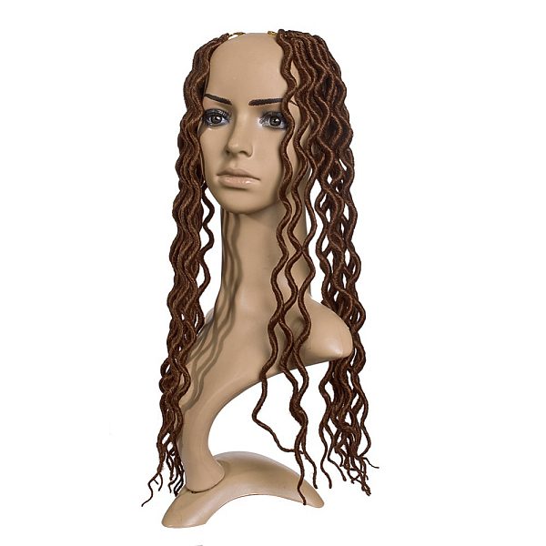 

PandaHall Dreadlocks Braiding Hair for Women, Low Temperature Heat Resistant Fiber, Long & Curly Hair, Dark Brown, 18 inch(45.7cm) Low...