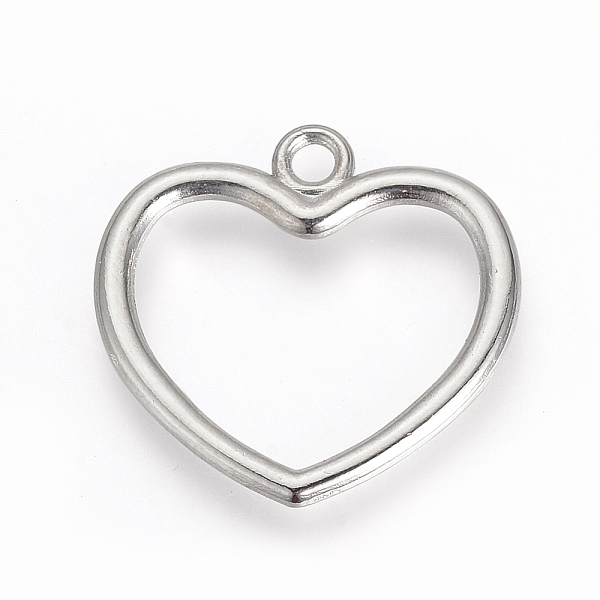 

PandaHall Alloy Pendants, Hollow Heart, Cadmium Free & Nickel Free & Lead Free, Platinum, 22x23x1.5mm, Hole: 2.5mm Alloy Heart