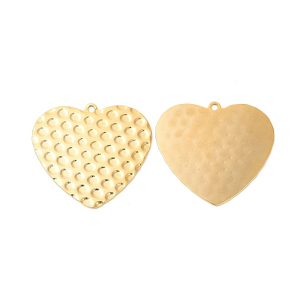 

PandaHall Ion Plating(IP) 304 Stainless Steel Pendants, Heart Charms, Real 18K Gold Plated, 27.5x30x0.8mm, Hole: 1.6mm 304 Stainless Steel...