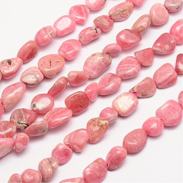 

PandaHall Natural Argentina Rhodochrosite Bead Strands, Tumbled Stone, Nuggets, 3~14x3~14mm, Hole: 1mm, about 15.35 inch Rhodochrosite...
