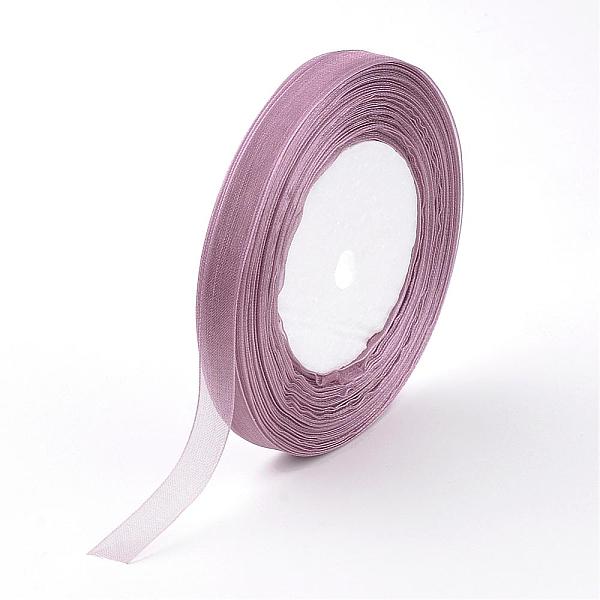

PandaHall Organza Ribbon, Flamingo, 3/8 inch(10mm), 50yards/roll(45.72m/roll), 10rolls/group, 500yards/group(457.2m/group) Polyester None..., Pink