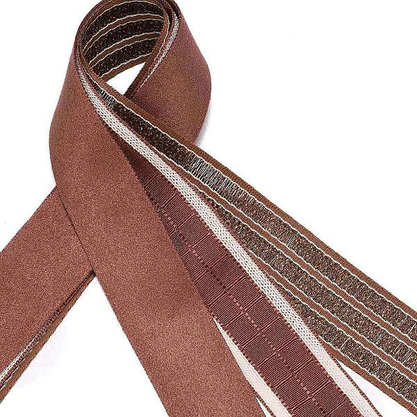 

PandaHall 9 Yards 3 Styles Polyester Ribbon, for DIY Handmade Craft, Hair Bowknots and Gift Decoration, Caramel Color Palette, Chocolate..., Brown