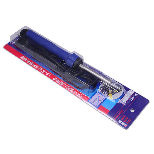

PandaHall Soldering Iron, 120V-240V, for USA, Blue, 220x27mm Iron Blue
