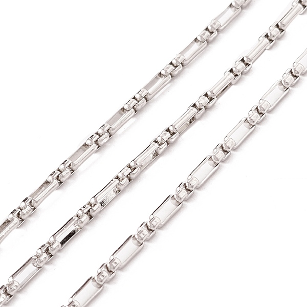 

PandaHall 304 Stainless Steel Chains, Unwelded, with Spool, Stainless Steel Color, 5.5x2.5x1.5mm, about 32.81 Feet(10m)/Roll 304 Stainless...