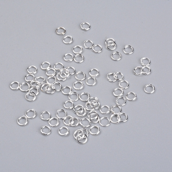 

PandaHall Iron Jump Rings, Open Jump Rings, Silver, 5x0.6mm, Inner Diameter: 3mm, 200~230Pcs/Set Iron Ring