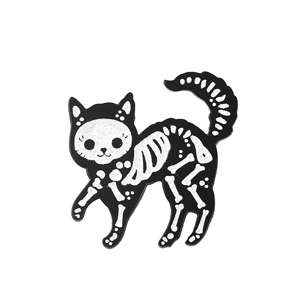 

PandaHall Safety Brooch Pin, Alloy Enamel Badge for Suit Shirt Collar, Cat Shape, 38x37mm Alloy+Enamel Cat Shape
