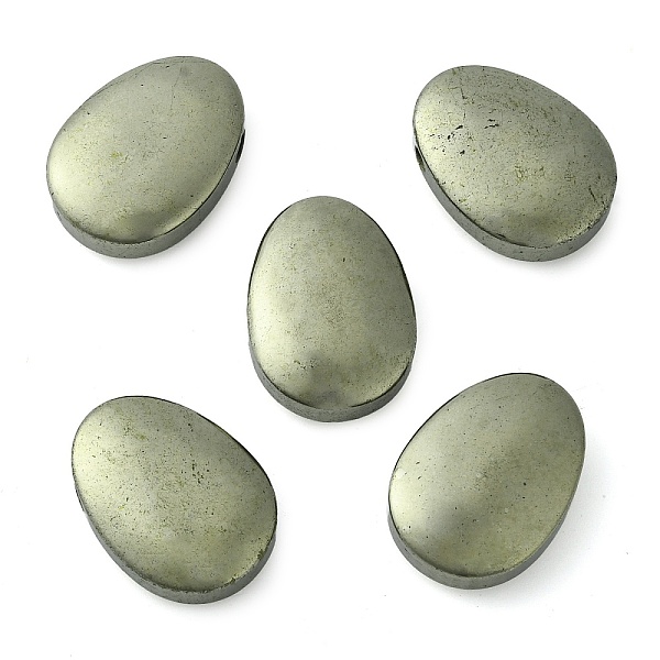 

PandaHall Natural Pyrite Beads, Pear, Top Drilled, 30x22x10.5~11mm, Hole: 3mm Pyrite Pear