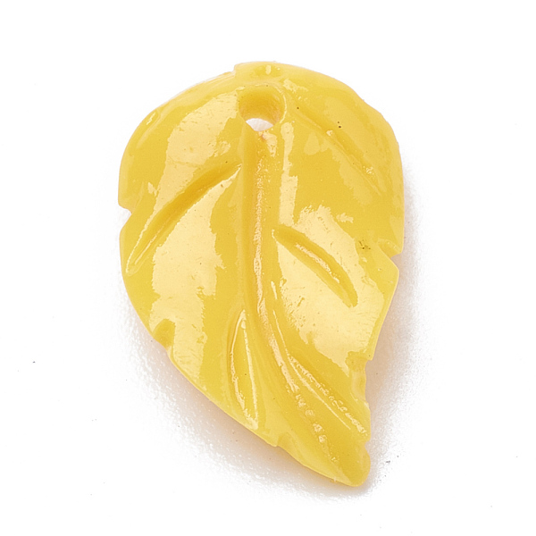 

PandaHall Synthetic Coral Pendants, Dyed, Leaf, Mixed Color, 15x9x3~3.5mm, Hole: 1mm Synthetic Coral Leaf Multicolor