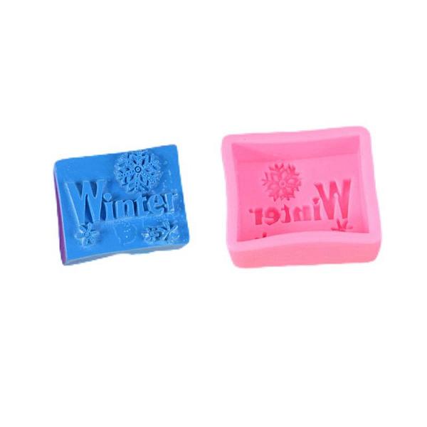 Word Winter Silicone Molds