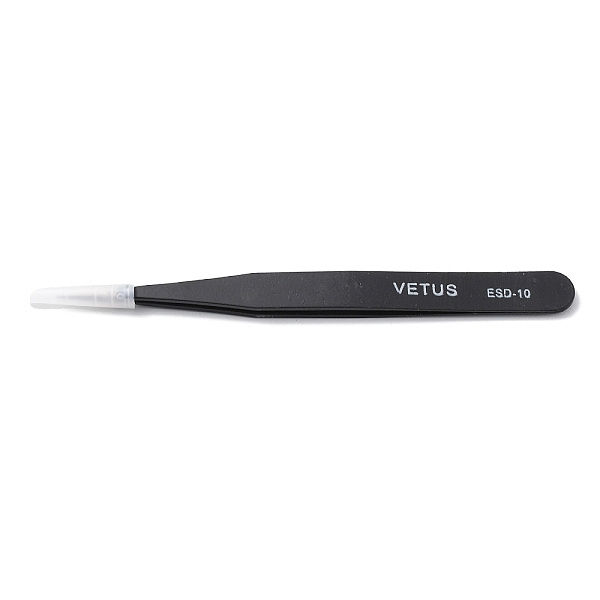 

PandaHall Spray Painted 201 Stainless Steel Beading Tweezers, Straight & Pointed Tip, Black, 13.1x1cm Stainless Steel Black