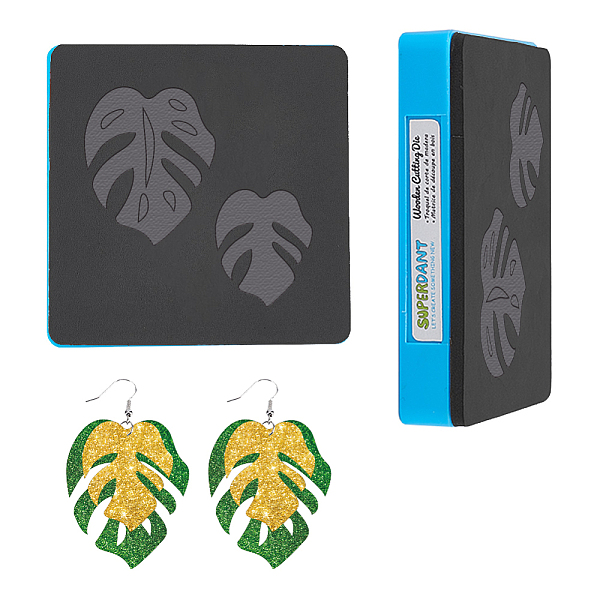 

PandaHall SUPERDANT 1Pc Wood Cutting Dies, with Steel, for DIY Scrapbooking/Photo Album, Leather Craft, Leaf, 100x100x9mm Wood Leaf