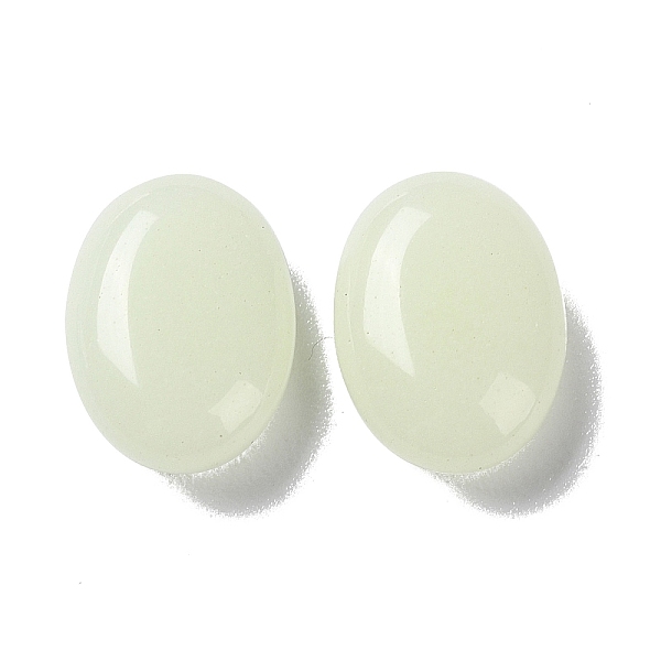 

PandaHall Synthetic Luminous Stone Flat Oval Palm Stone, Glow in the Dark Pocket Palm Stone for Reiki Balancing, Lemon Chiffon, 13x9x4.5mm...