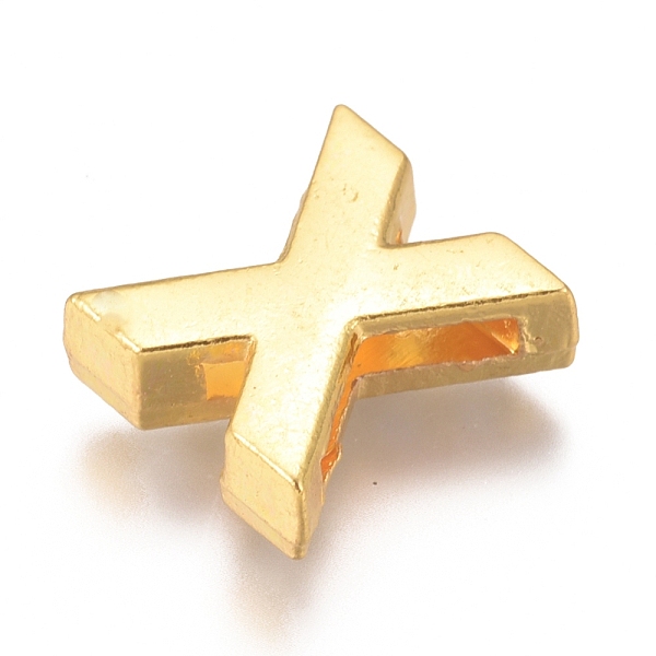 

PandaHall Alloy Slide Charms, with Crystal Rhinestone, Letter, Letter.X, X: 12x11x4.2mm, Hole: 2x8mm Alloy+Rhinestone Letter X
