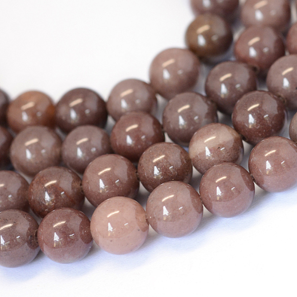 

PandaHall Natural Purple Aventurine Round Bead Strands, 6~6.5mm, Hole: 1mm, about 63pcs/strand, 15.5 inch Purple Aventurine Round