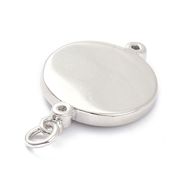 

PandaHall Brass Micro Pave Clear Cubic Zirconia Pendants, with Jump Ring, Long-Lasting Plated, Flat Round with Bees, Real Platinum Plated...
