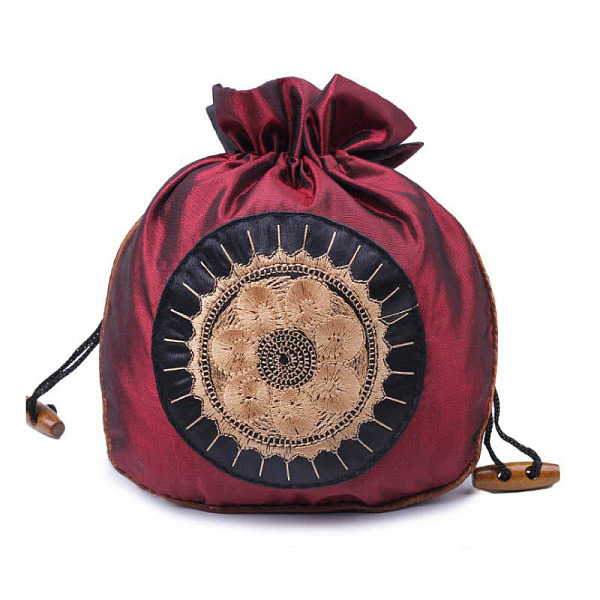 

PandaHall Chinese Style Brocade Good Luck Fortune Drawstring Gift Blessing Bags, Jewelry Storage Pouches for Wedding Party Candy Packaging...