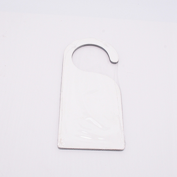 PandaHall MDF Sublimation Hanging Door Plate, White, 226x100x5mm Wood White