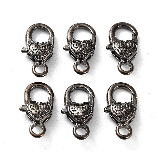 

PandaHall Brass Lobster Claw Clasps, Gunmetal, 25~26x13mm Brass Others