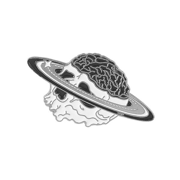 

PandaHall Alloy Enamel Brooches, Skull, White, 17x32mm Alloy+Enamel White