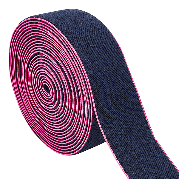 

PandaHall BENECREAT 5 Yards Nylon Elastic Bands, for DIY Accessories, Flat, Pearl Pink, 40mm Elastic Fibre Flat