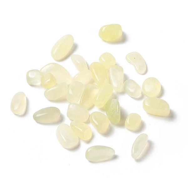 

PandaHall Natural New Jade Beads, No Hole/Undrilled, Nuggets, 11~22.5x7.5~16x4~10.5mm, about 225pcs/500g New Jade Nuggets