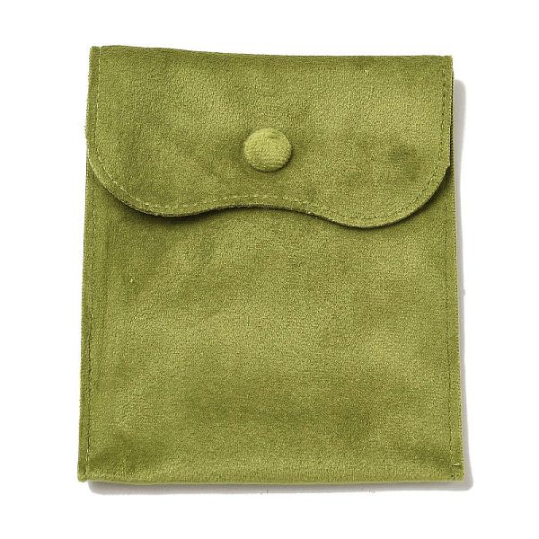 

PandaHall Velvet Jewelry Pouches, Jewelry Gift Bags with Snap Button, for Ring Necklace Earring Bracelet Storage, Rectangle, Yellow Green...