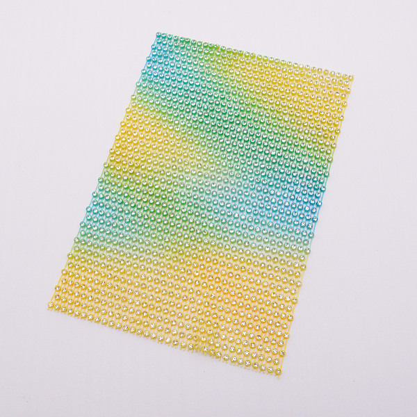 

PandaHall Plastic Elasticity Rhinestone Net, DIY Accessories, Festival Decoration Accessories, Yellow, 183x122x2.5mm Plastic Yellow