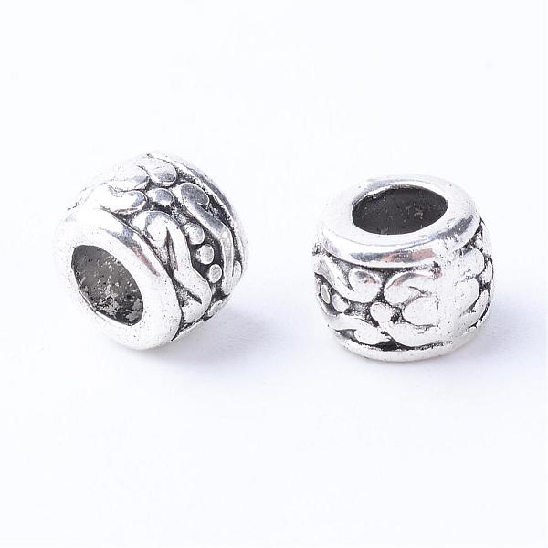 

PandaHall Tibetan Style Alloy Beads, Column, Cadmium Free & Lead Free, Antique Silver, 7.5x5.5mm, Hole: 3.5~4mm, about 1110pcs/1000g Alloy...