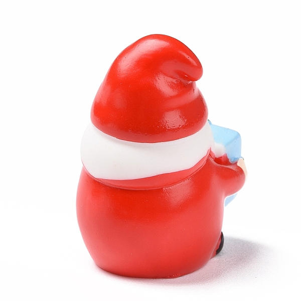

PandaHall Christmas Theme Resin Display Decoration, for Home Decoration, Photographic Prop, Dollhouse Accessories, Santa Claus with Gift Box..., Red