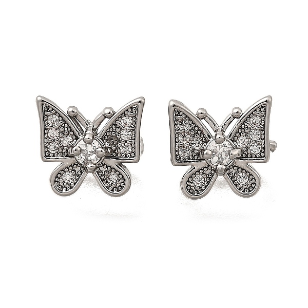 Brass Micro Pave Cl… - image